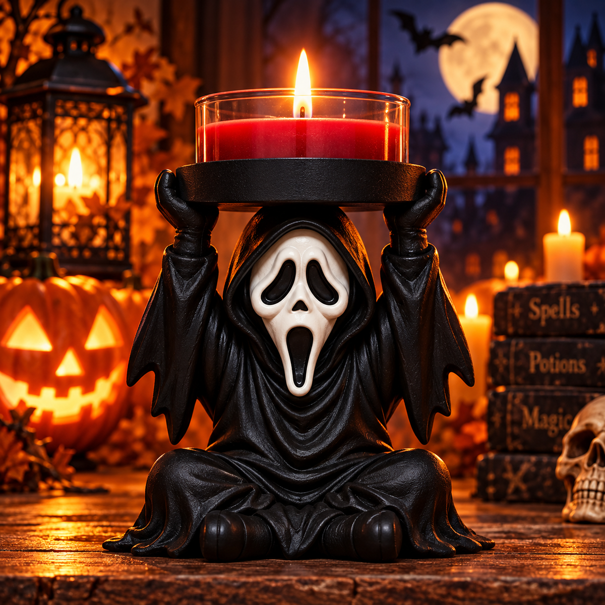 Horror Character Candle Holder – Halloween Spooky Decor