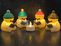Cozy Reading Snowman LED Tealight Holder – Christmas Decor